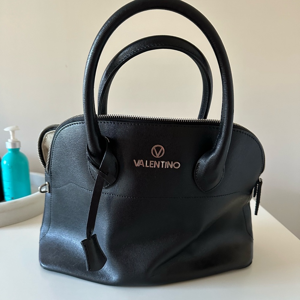 VALENTINO BY MARIO VALENTINO BRAVIA SAFFIANO LEATHER PURSE